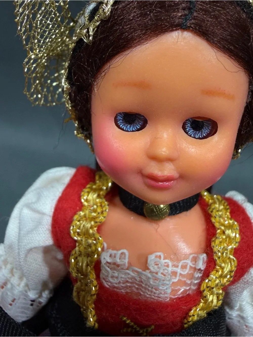 Mabo Souvenir Doll Traditional Bavarian Folk Costumed Allgau West Germany 6”